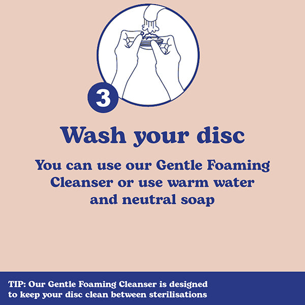 how to use a menstrual disc