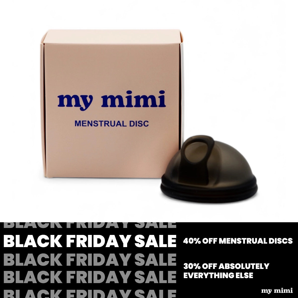 my mimi - reusable menstrual disc - ashwood edition
