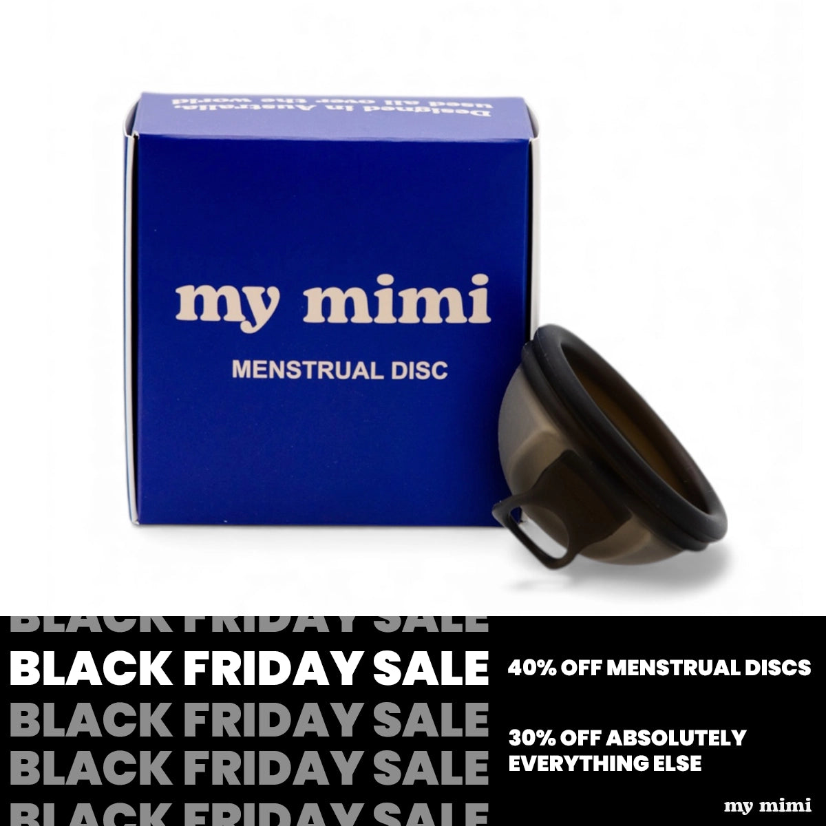 my mimi - reusable menstrual disc - ashwood edition