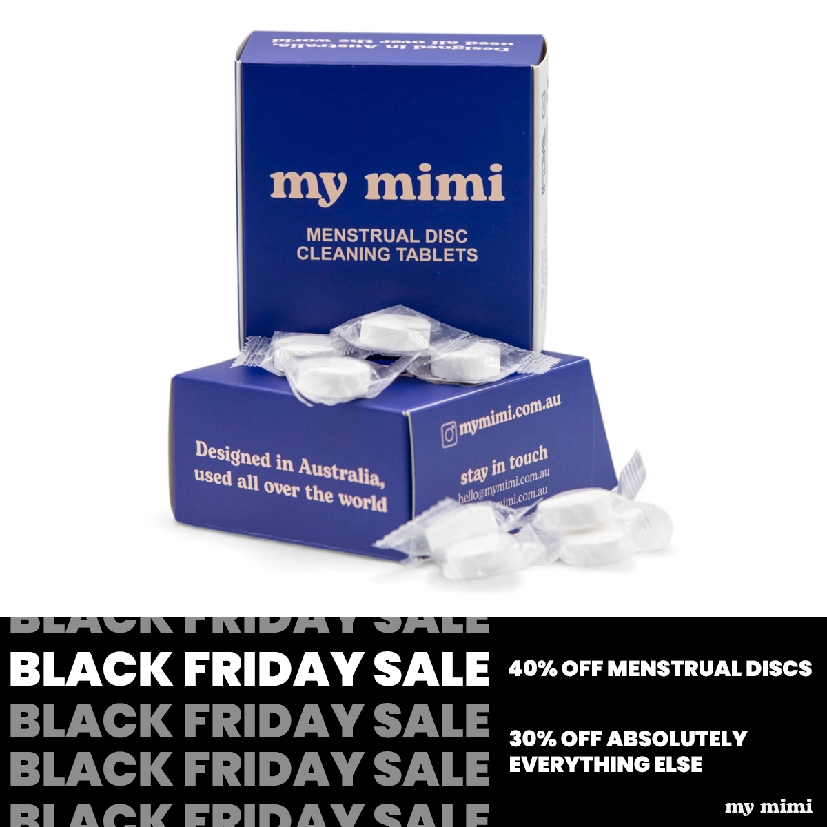 menstrual disc cleaning tablets