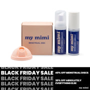 menstrual disc starter bundle