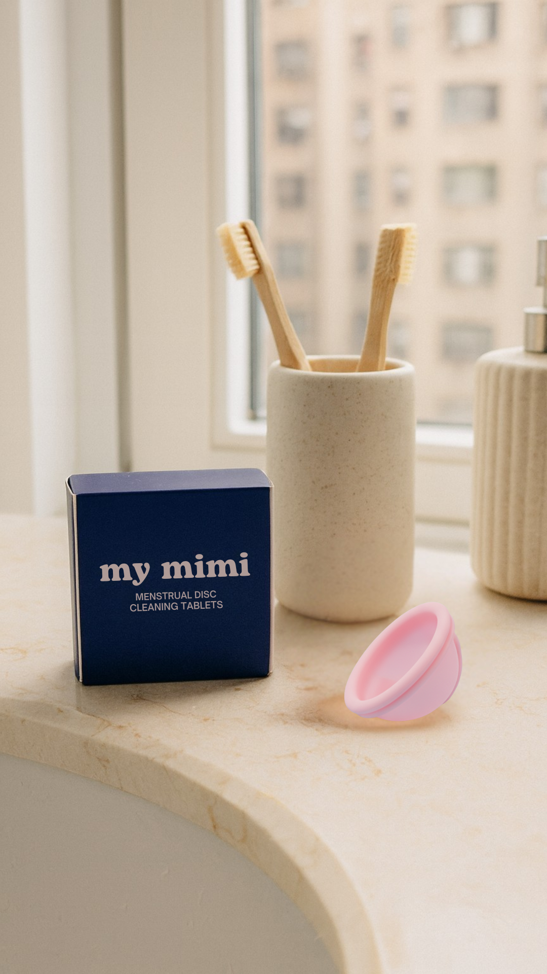 menstrual disc cleaning tablets