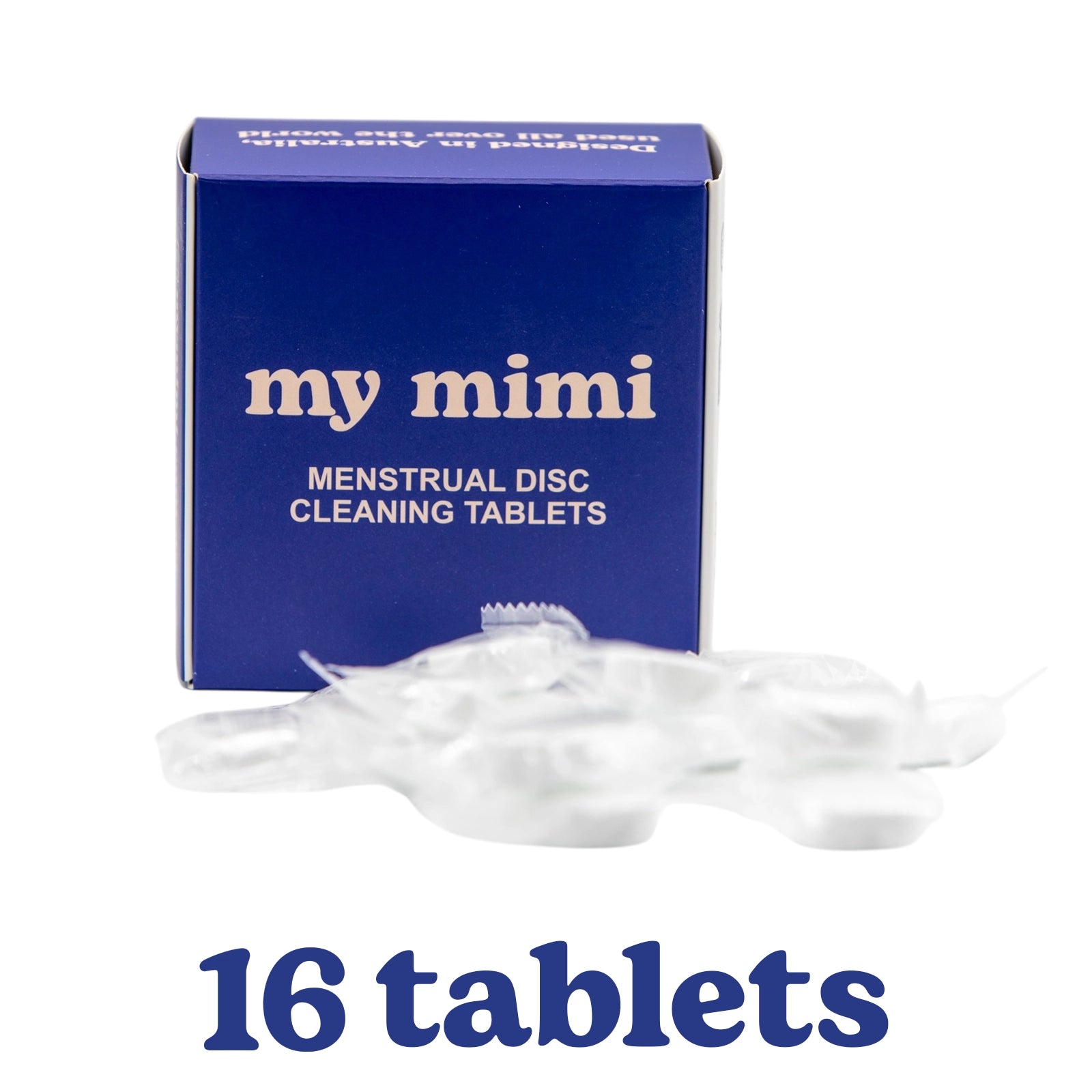 menstrual disc cleaning tablets