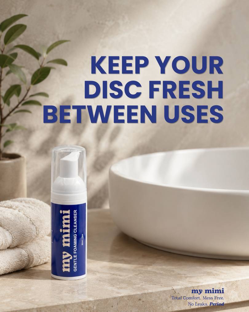 menstrual disc gentle foaming cleanser 60mL