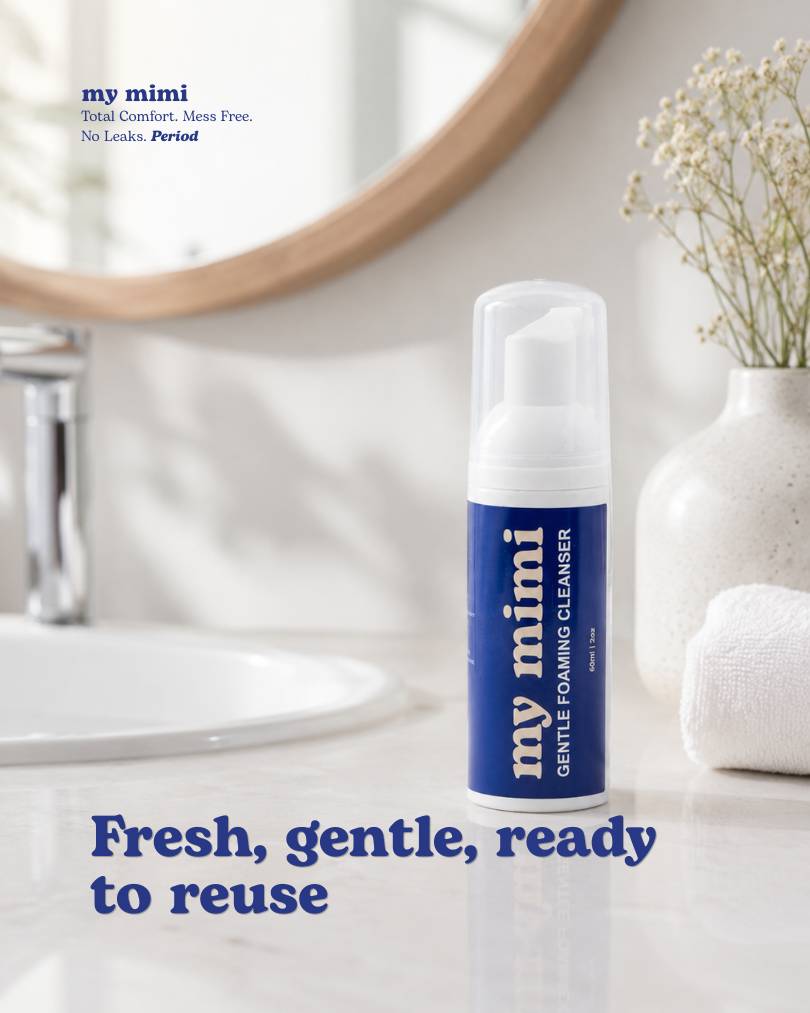 menstrual disc gentle foaming cleanser 60mL