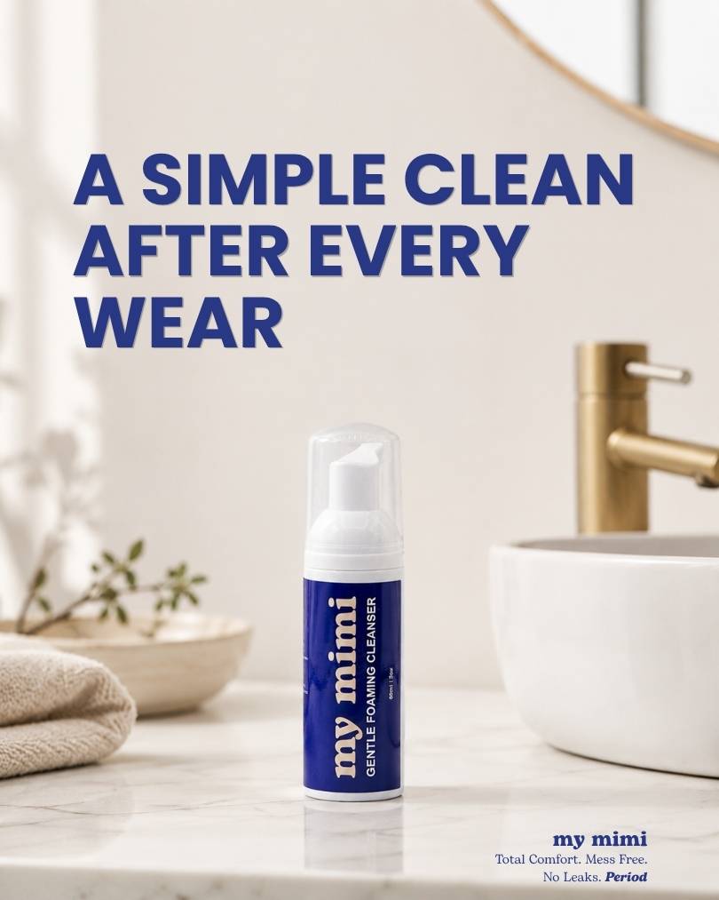 menstrual disc gentle foaming cleanser 60mL