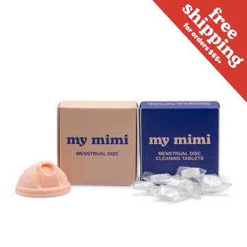 menstrual disc care bundle