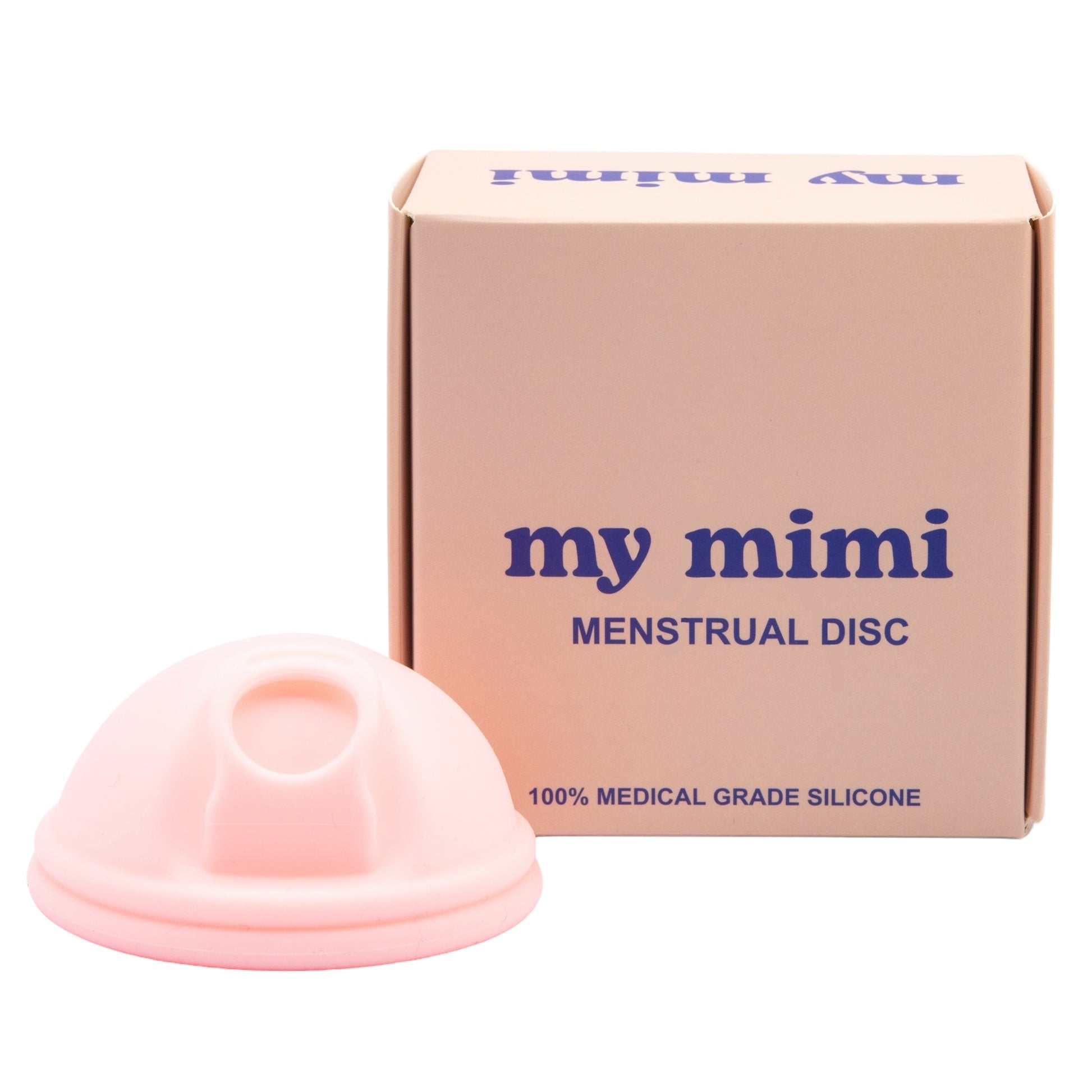 my mimi reusable menstrual disc made from 100% medical grade silicone – sustainable period care solution